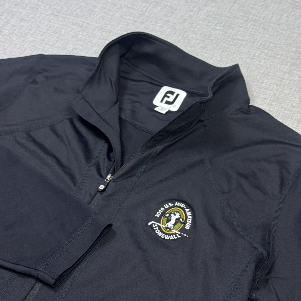FootJoy Stonewall Performance Full Zip Golf Jacket Women's Large Black Full Zip